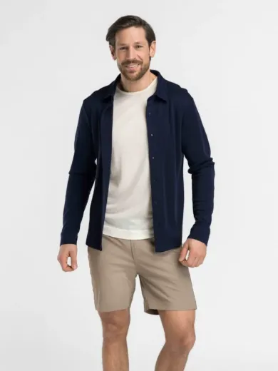 Bilde av WoolLand Vefsna Shirt Man B00 Blue Ink